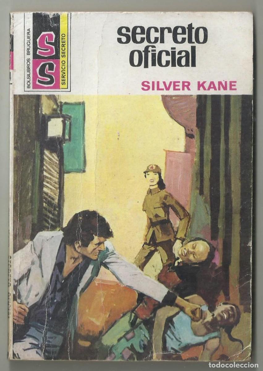 C&oacute;mics: SECRETO OFICIAL. SILVER KANE. COLECCION SERVICIO SECRETO, N&ordm; 1314 ED. BRUGUERA, 1975