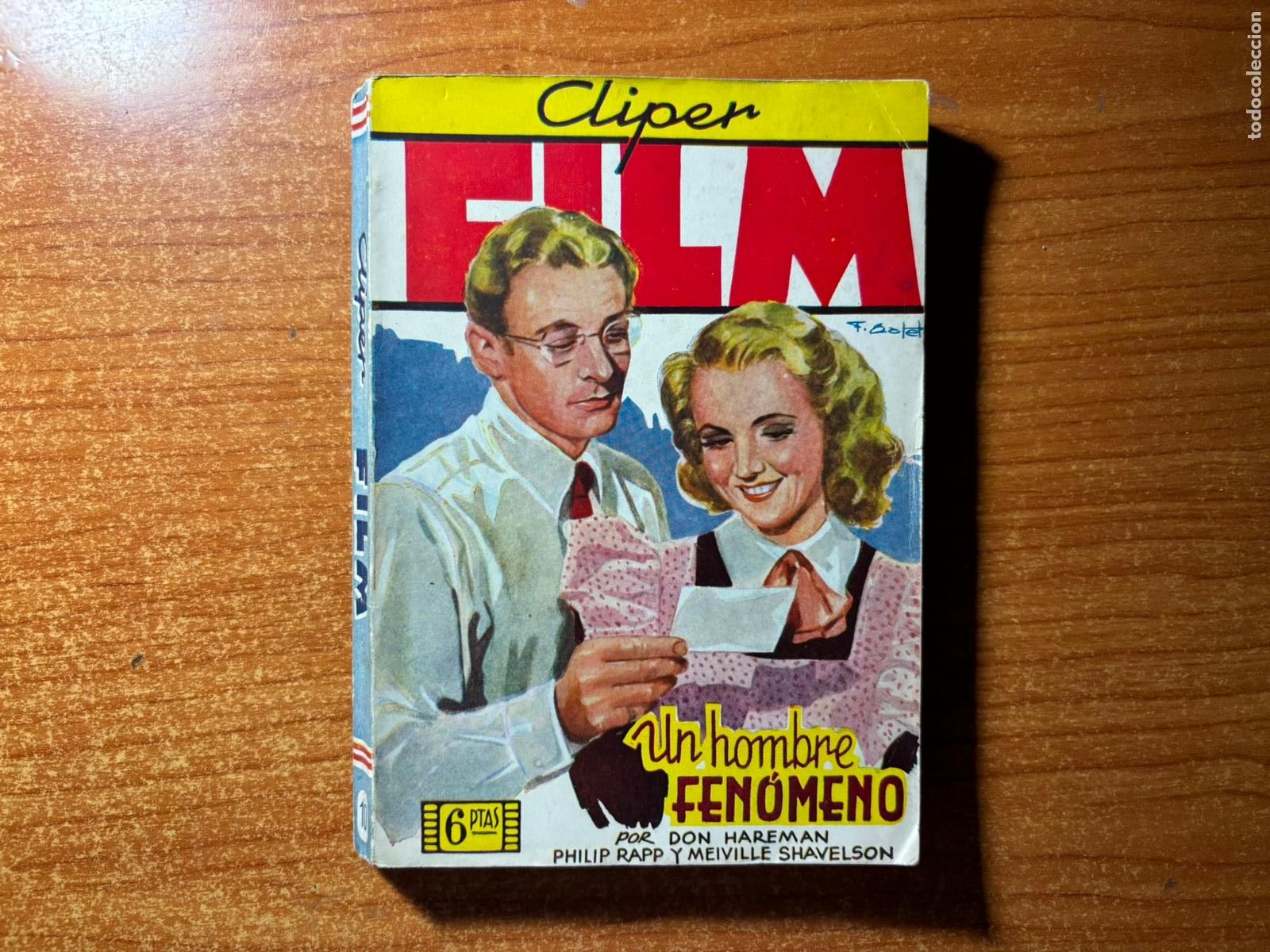 Comics: CLIPER FILM N&ordm; 10 UN HOMBRE FENOMENO EDICIONES CLIPER