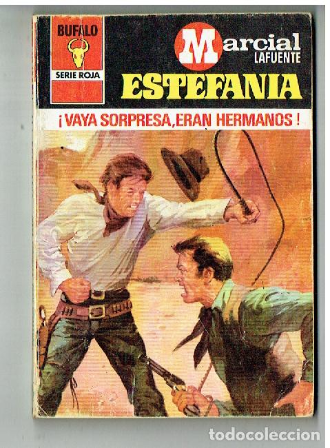C&oacute;mics: BUFALO ROJA. N&ordm; 1429. &iexcl;VAYA SORPRESA, ERAN HERMANOS!. MARCIAL LAFUENTE ESTEFAN&Iacute;A. BRUGUERA, (P/D1)