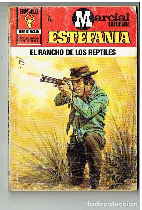 C&oacute;mics: BUFALO ROJA. N&ordm; 1501. EL RANCHO DE LOS REPTILES. MARCIAL LAFUENTE ESTEFAN&Iacute;A. BRUGUERA, (P/D1)