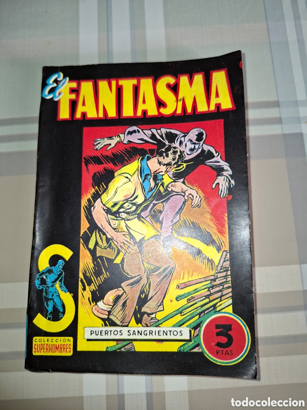 C&oacute;mics: El Fantasma, Puertos sangrientos, Colecci&oacute;n Superhombres n&deg; 13, Bruguera, como nueva