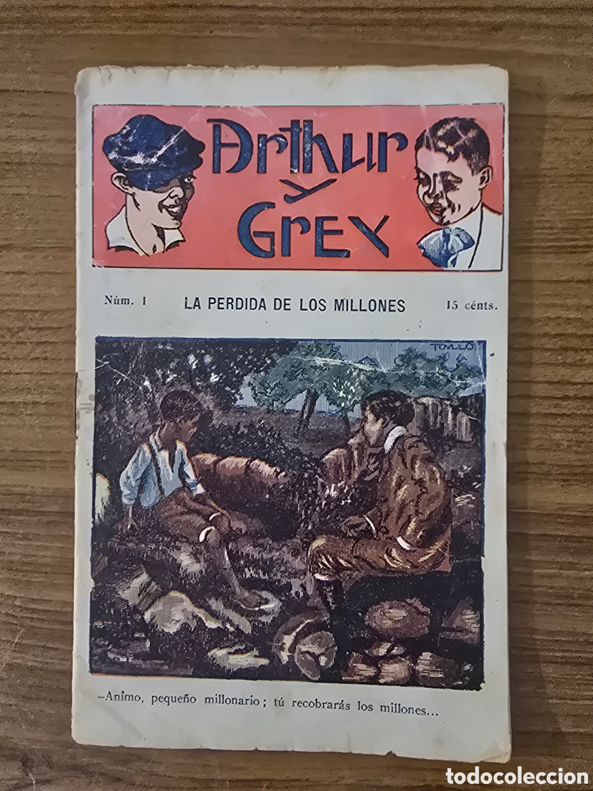 C&oacute;mics: ARTHUR Y GREY,NUMERO 1,(TALLERES GRAFICOS COSTA)