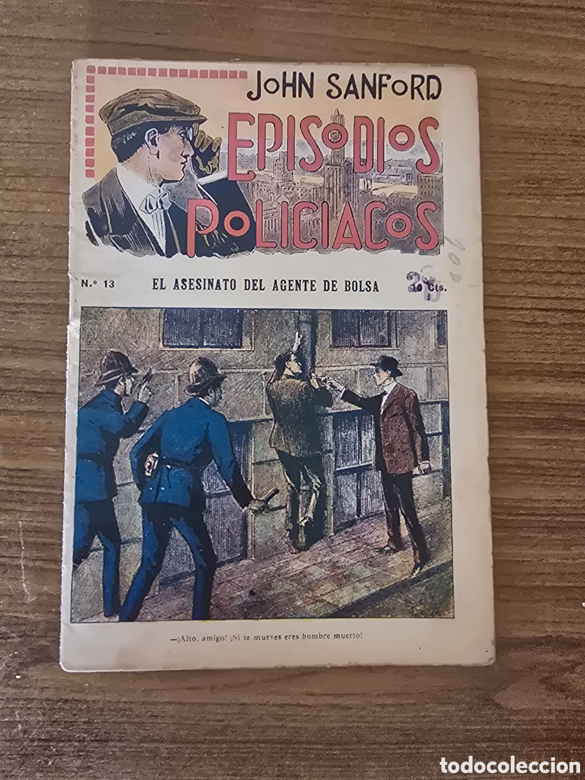 C&oacute;mics: JHON SANFORD,EPISODIOS POLICIACOS,NUMERO 13(F.GRANADA Y C.A)