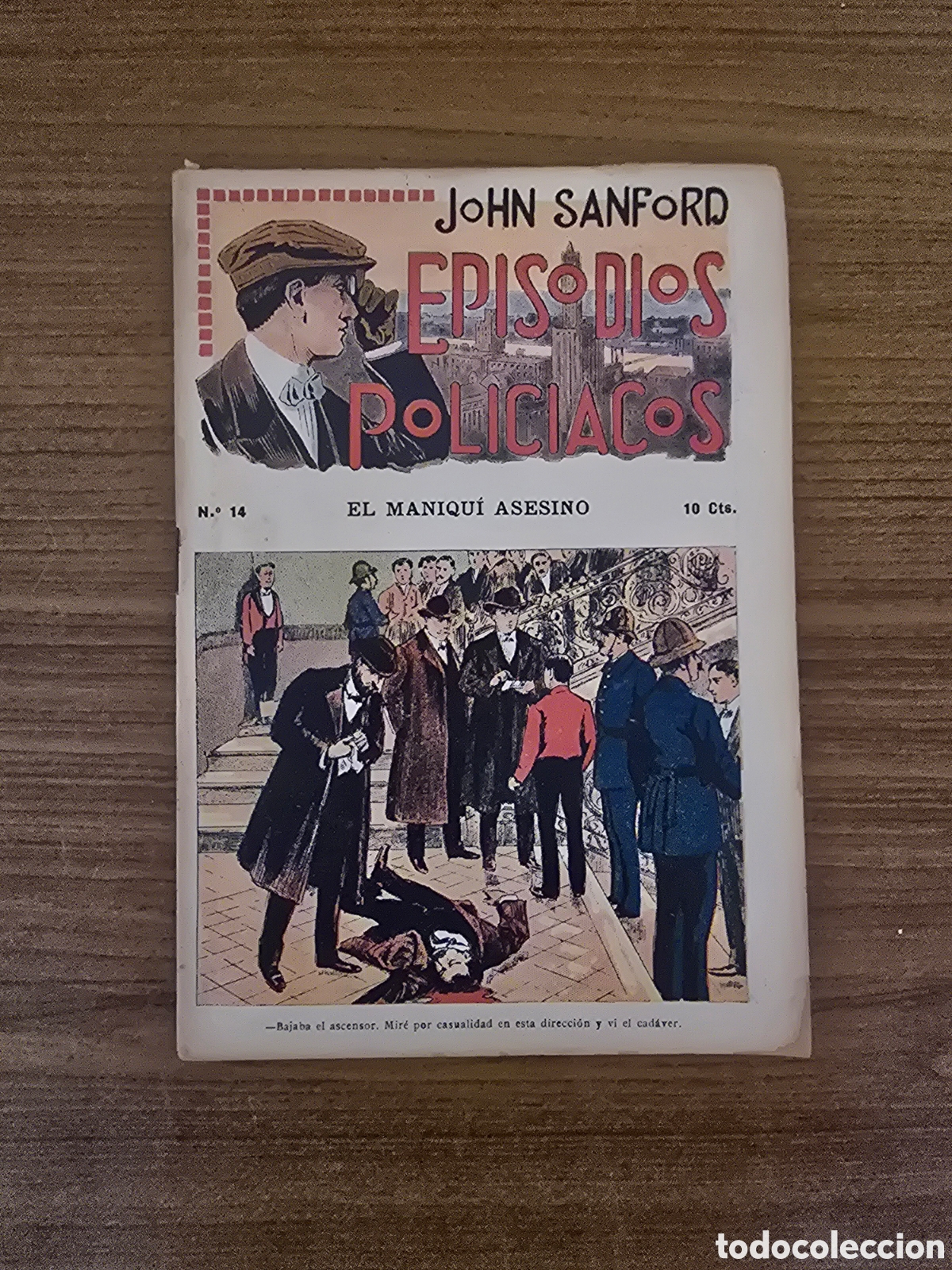 C&oacute;mics: JHON SANFORD,EPISODIOS POLICIACOS,NUMERO 14(F.GRANADA Y C.A)