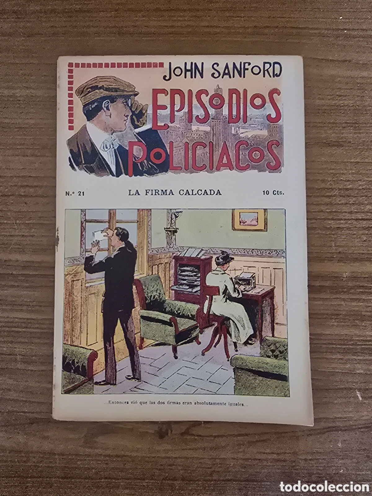 Comics: JHON SANFORD,EPISODIOS POLICIACOS,NUMERO 21(F.GRANADA Y C.A)