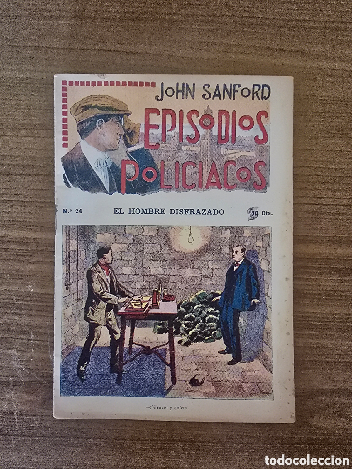 Fumetti: JHON SANFORD,EPISODIOS POLICIACOS,NUMERO 24(F.GRANADA Y C.A)