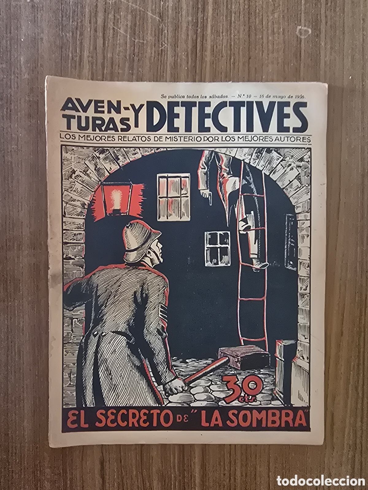 Comics: AVENTURAS Y DETECTIVES,NUMERO 10,LOS MEJORES RELAYOS DE MISTERIO POR LOS MEJORES AUTORES,(HYMSA)