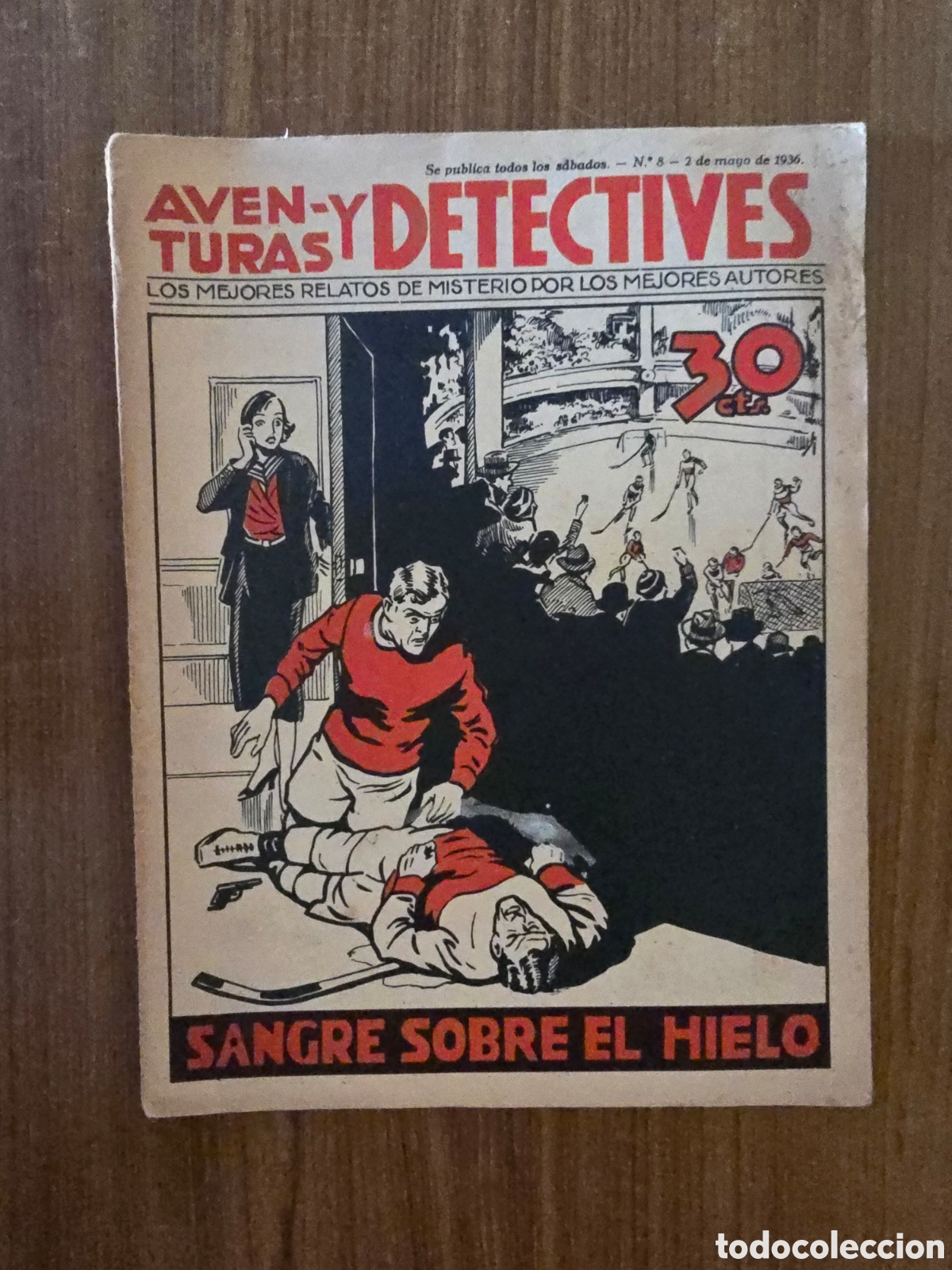 Comics: AVENTURAS Y DETECTIVES,NUMERO 8,LOS MEJORES RELAYOS DE MISTERIO POR LOS MEJORES AUTORES,(HYMSA)
