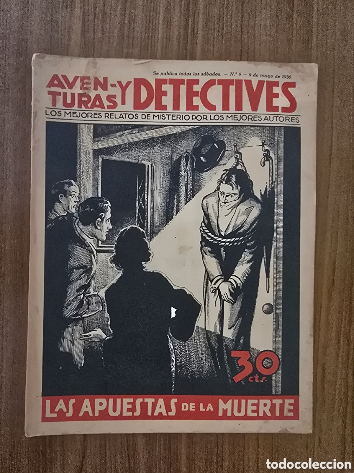 C&oacute;mics: AVENTURAS Y DETECTIVES,NUMERO 9,LOS MEJORES RELAYOS DE MISTERIO POR LOS MEJORES AUTORES,(HYMSA)