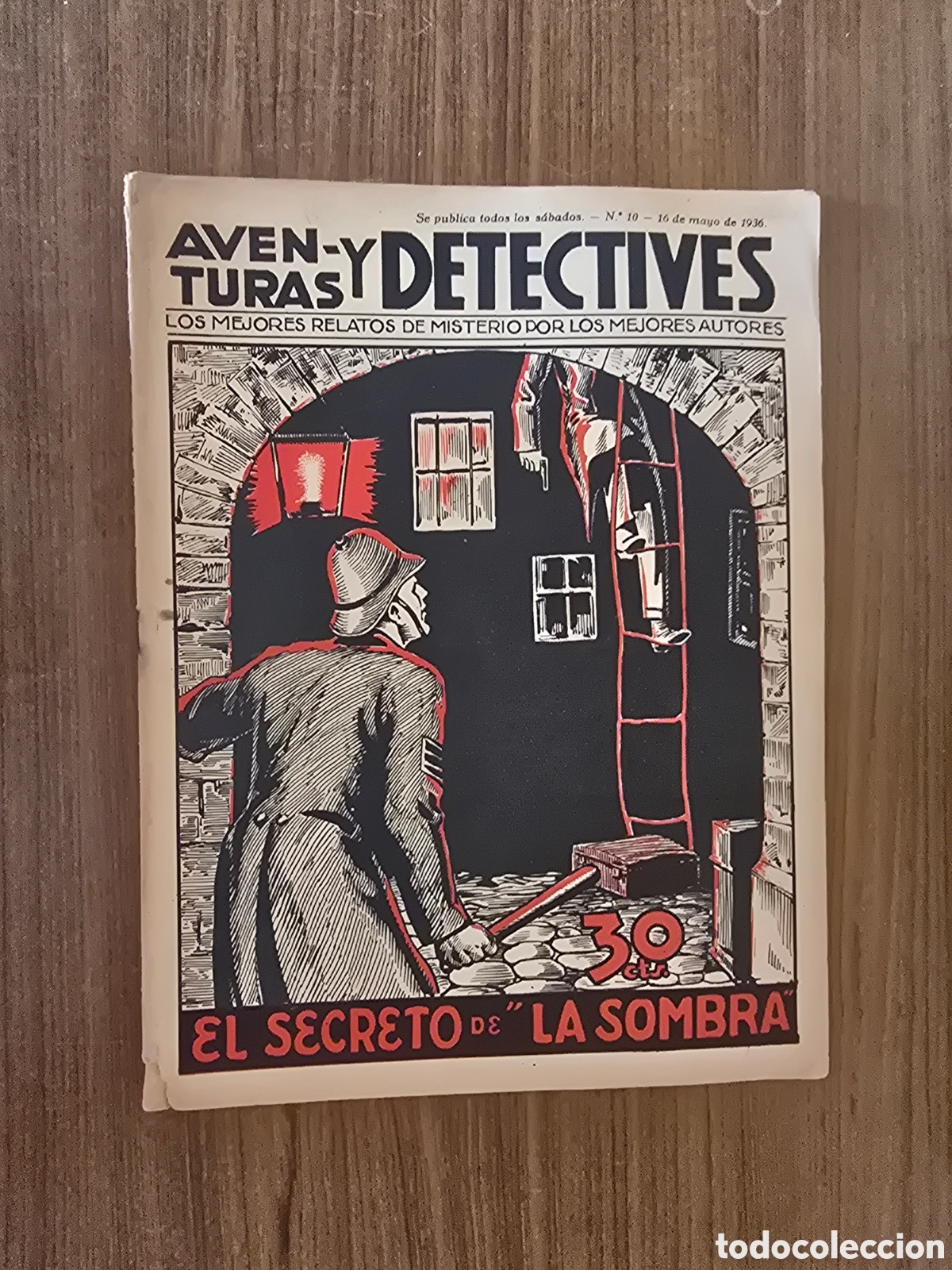 C&oacute;mics: AVENTURAS Y DETECTIVES,NUMERO 10,LOS MEJORES RELAYOS DE MISTERIO POR LOS MEJORES AUTORES,(HYMSA)