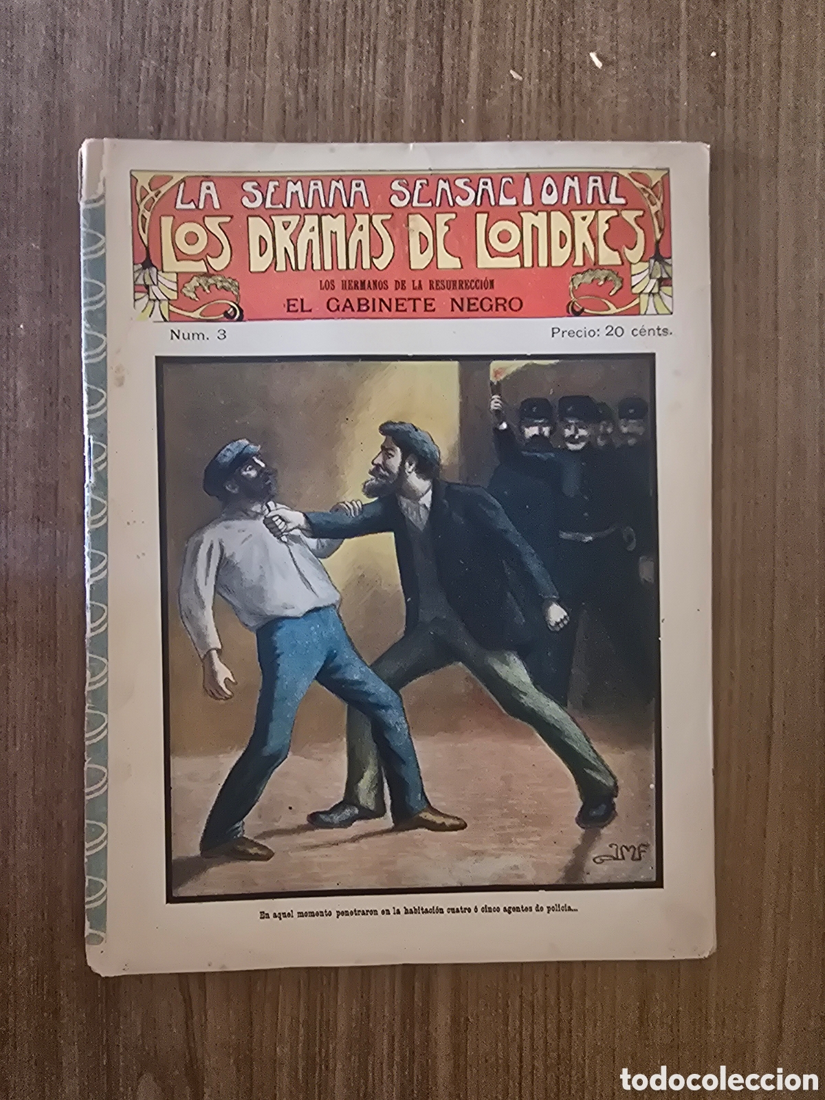 C&oacute;mics: LA SEMANA SENSACIONAL,LOS DRAMAS DR LONDRES,NUMERO 3,(LA IBERICA)