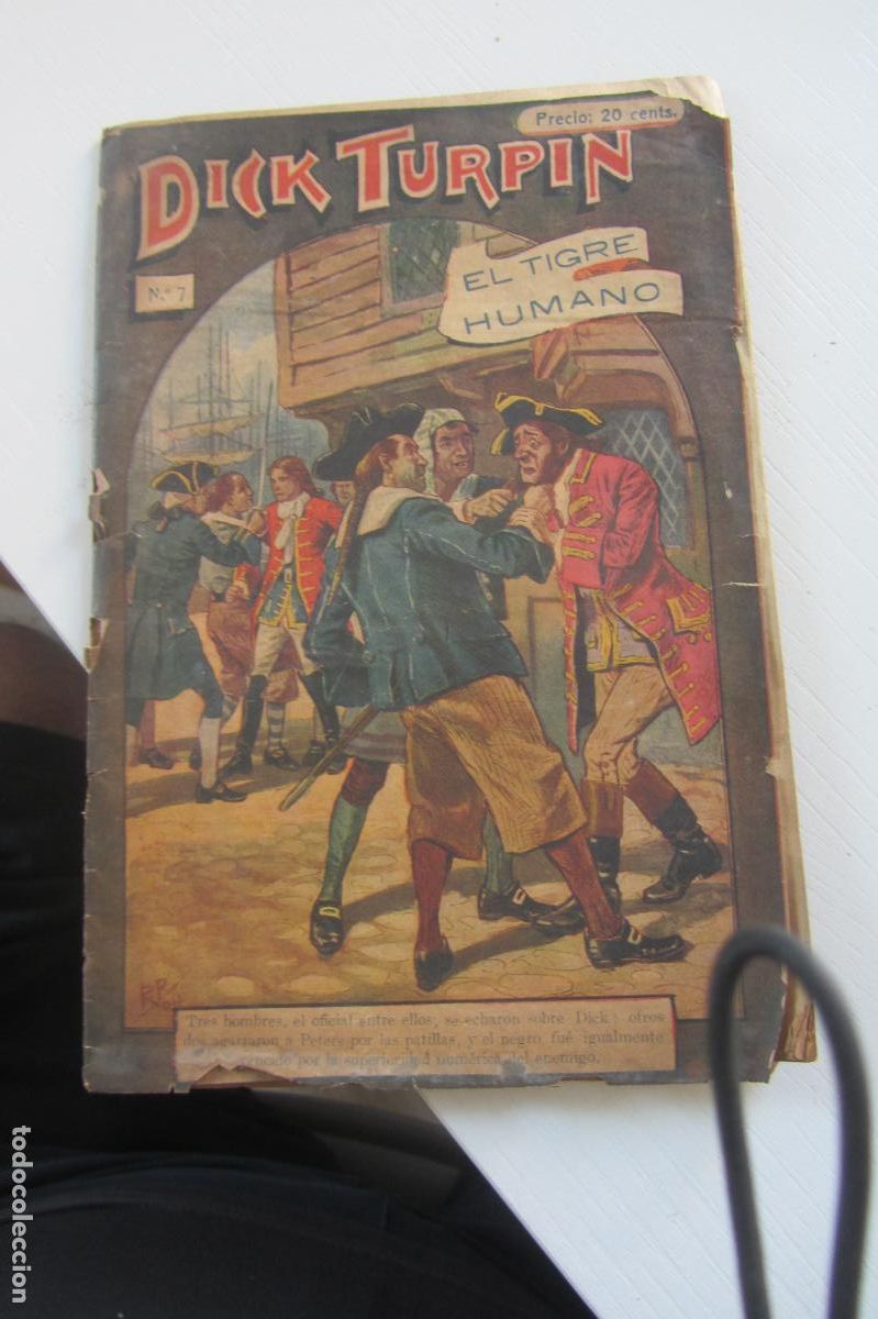 Comics: DICK TURPIN - EL TIGRE HUMANO / N&ordm; 7 - EDITORIAL RAMON SOPENA : 1 PESETA arx111
