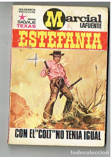 C&oacute;mics: SALVAJE TEXAS. N&ordm; 803. CON EL &uml;COLT&uml; NO TENIA IGUAL. MARCIAL LAFUENTE ESTEFANIA. BRUGUERA, (ST/PR2)