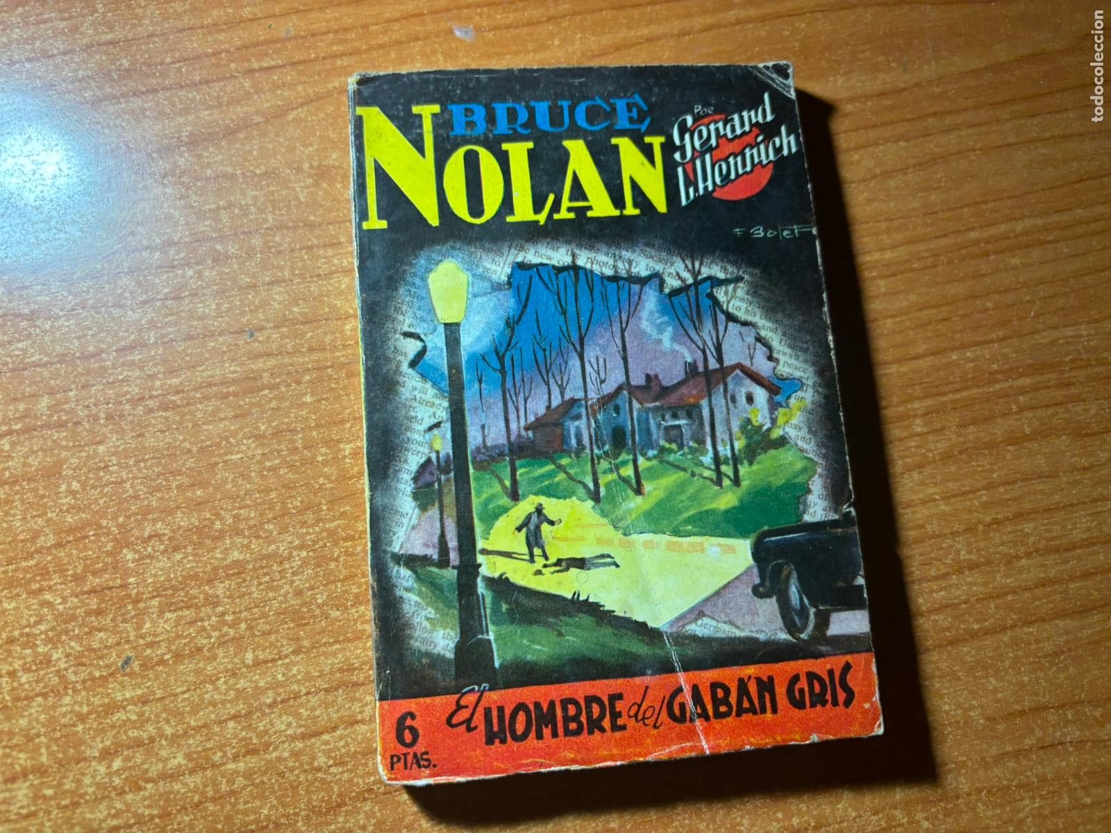 C&oacute;mics: BRUCE NOLAN N&ordm; 14 EL HOMBRE DEL GABAN GRIS GERARD L. HENRICH -EDITORIAL CLIPER