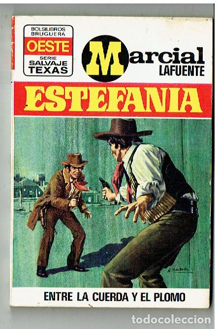 C&oacute;mics: TEXAS. N&ordm; 953.ENTRE LA CUERDA Y EL PLOMO.MARCIAL LAFUENTE ESTEFAN&Iacute;A. BRUGUERA, 1&ordf; EDC. 1974.(ST/PR2)