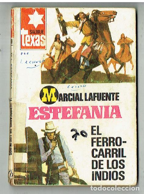 C&oacute;mics: TEXAS. N&ordm; 1198.EL FERROCARRIL DE LOS INDIOSMARCIAL LAFUENTE ESTEFAN&Iacute;A.BRUGUERA 3&ordf; .1979(ST/PR2)