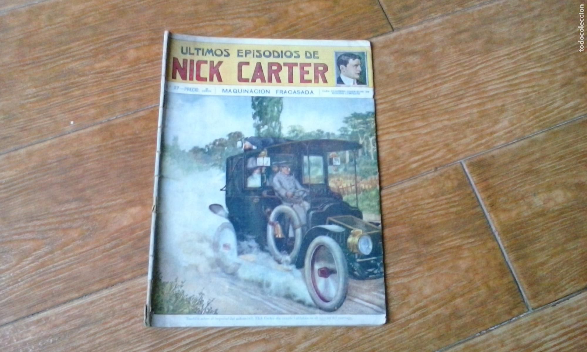 C&oacute;mics: ULTIMOS EPISODIOS DE NICK CARTER N&ordm; 27 MAQUINACION FRACASADA