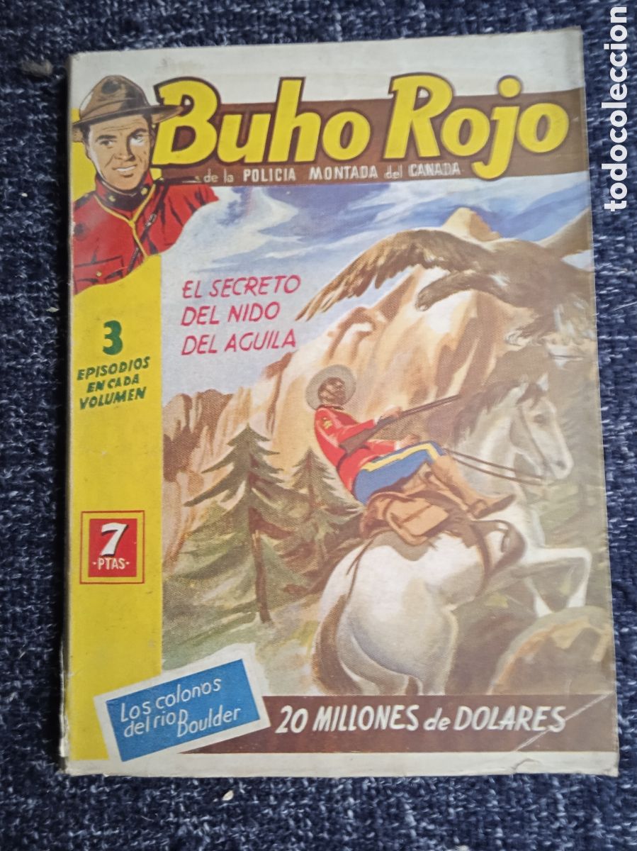 Comics: BUHO ROJO DE LA POLICIA MONTADA DE CANADA N&ordm; 2, EL SECRETO DEL NIDO, 20 MILLONES DE DOLARES