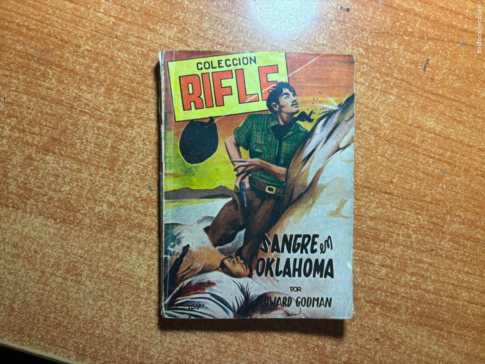 C&oacute;mics: COLECCION RIFLE N&ordm; 6 SANGRE EN OKLAHOMA - COWARD GODMAN - EDICIONES RAMOS 1954