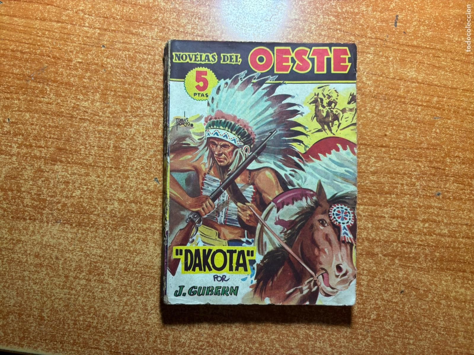 Comics : NOVELAS DEL OESTE - N&ordm; 4 DAKOTA POR J. GUBERN - EDICIONES CLIPER