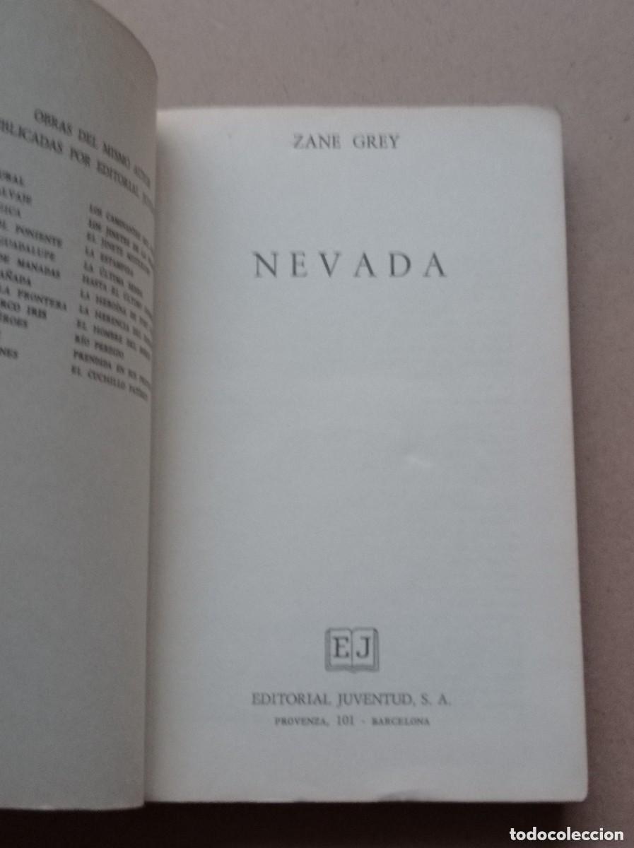 C&oacute;mics: NEVADA. Zane GREY. EDITORIAL JUVENTUD, 1972. VER A+++ - Foto 2