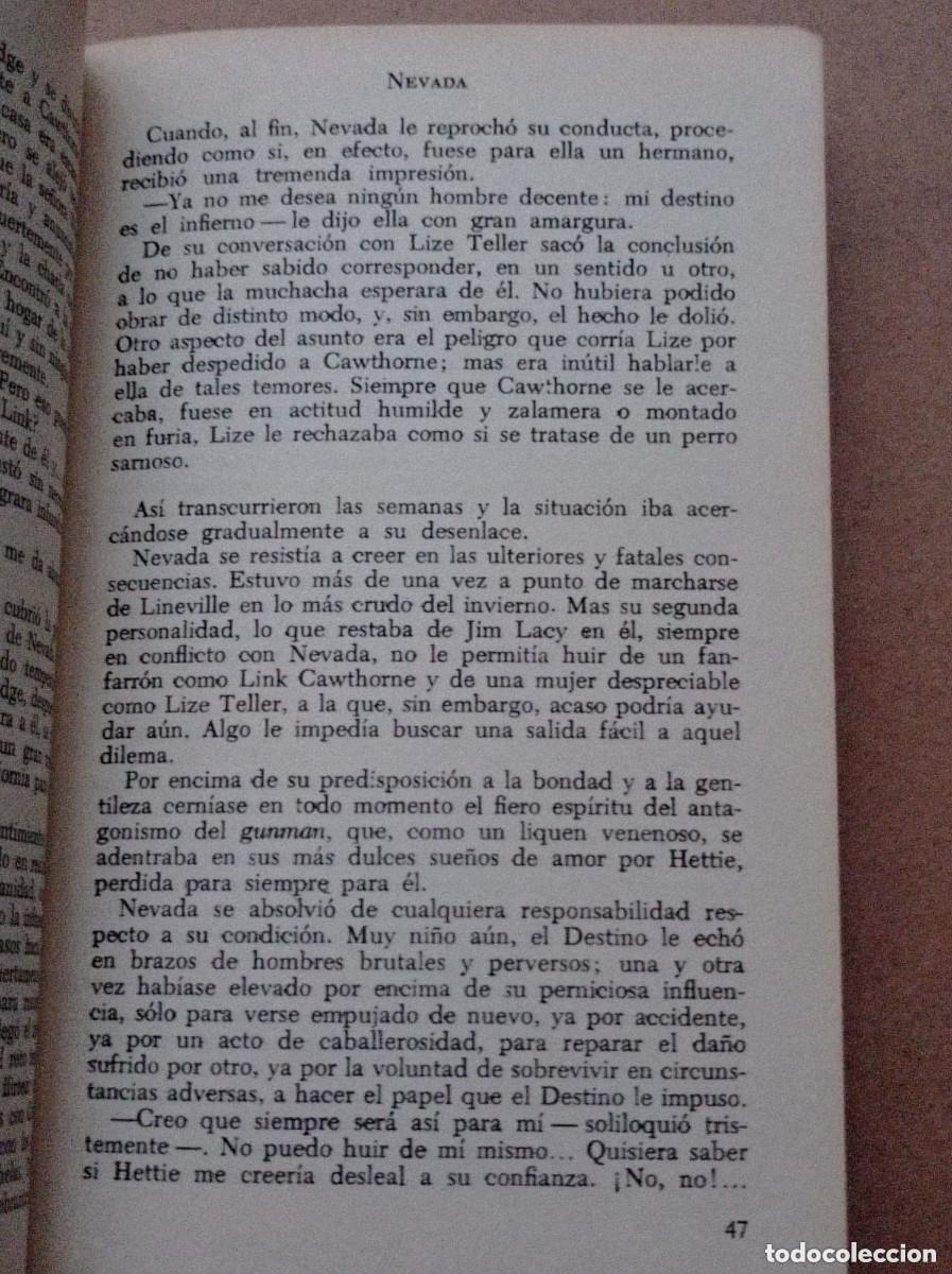 C&oacute;mics: NEVADA. Zane GREY. EDITORIAL JUVENTUD, 1972. VER A+++ - Foto 4