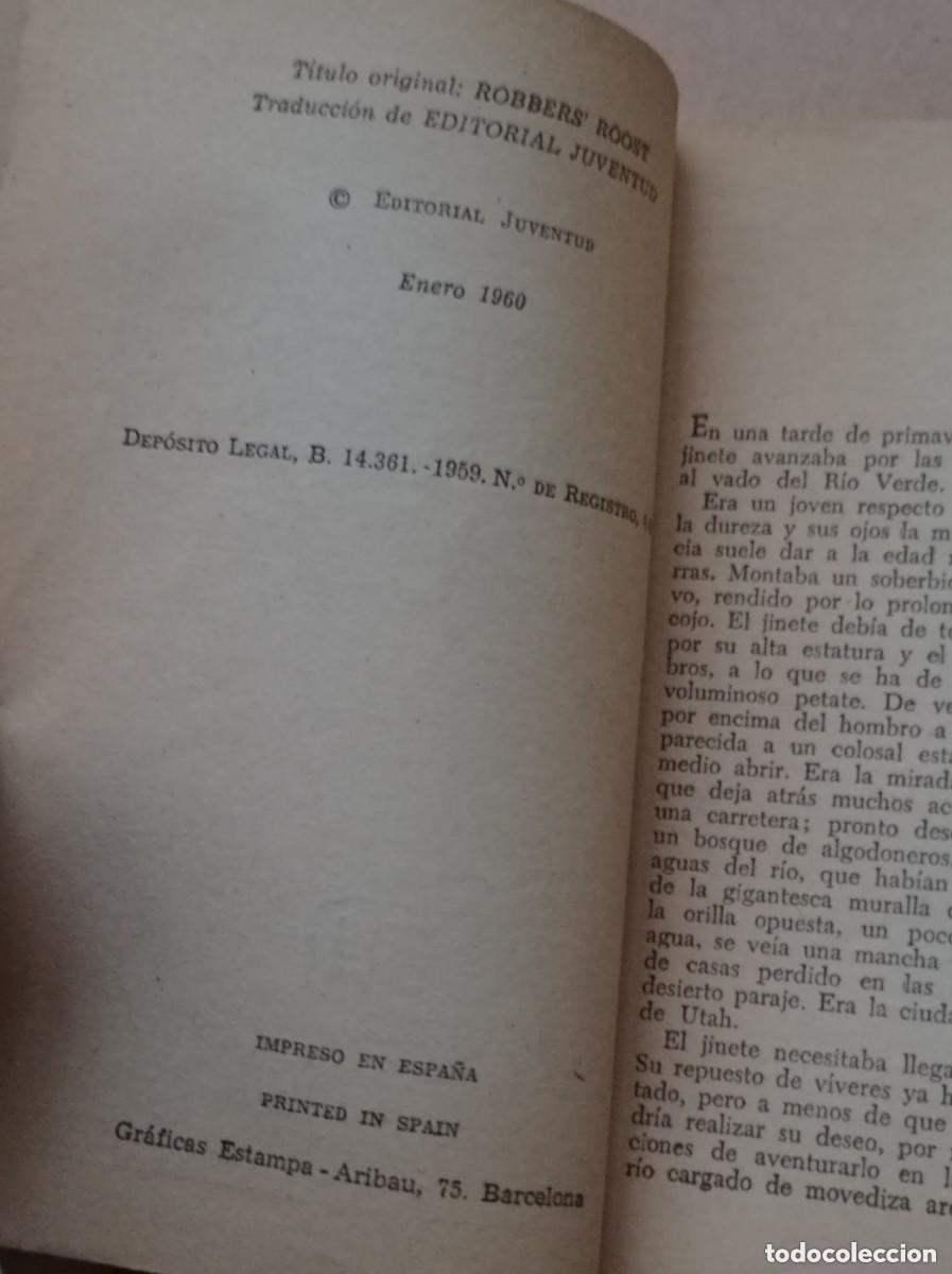 C&oacute;mics: GUARIDA DE LADRONES. Zane GREY. EDITORIAL JUVENTUD, 1960. VER +++ - Foto 3