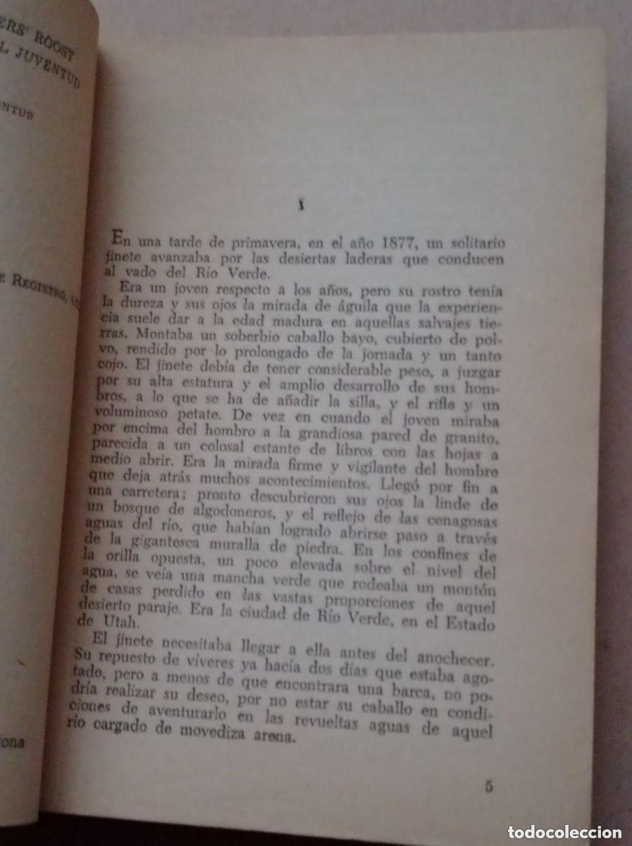 C&oacute;mics: GUARIDA DE LADRONES. Zane GREY. EDITORIAL JUVENTUD, 1960. VER +++ - Foto 4