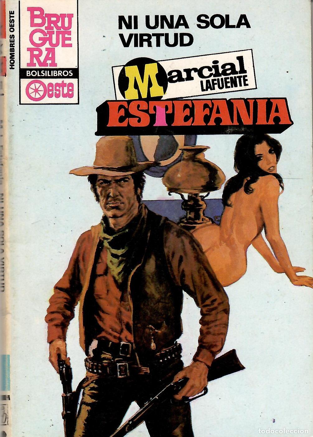 C&oacute;mics: Bolsilibros pulp, Hombres del Oeste Bruguera n&ordm; 591: Ni una sola virtud - Marcial Lafuente Estefania