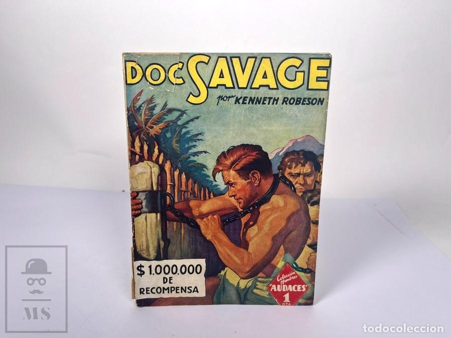 C&oacute;mics: Novela Doc Savage N&ordm; 26 - $1.000.000 De Recompensa - Kenneth Robeson - Hombres Audaces - Ed. Molino