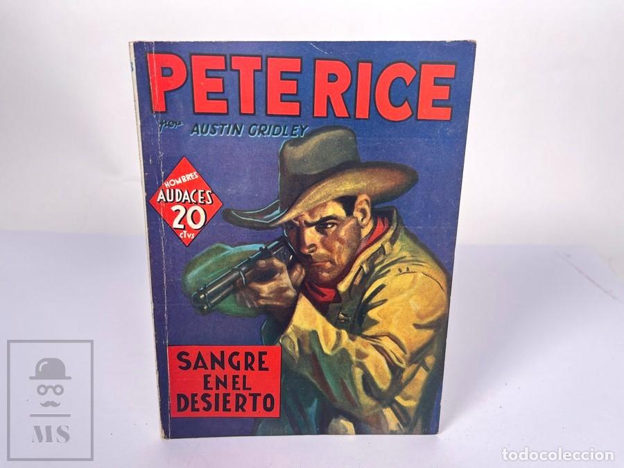 C&oacute;mics: Peter Rice N&ordm; 53 - Sangre en el Desierto - Austin Gridley - Hombres Audaces - Ed. Molino