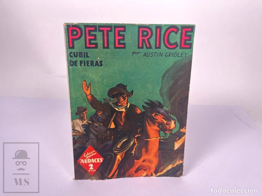 C&oacute;mics: Peter Rice N&ordm; 85 - Cubil de Fieras - Austin Gridley - Hombres Audaces - Ed. Molino