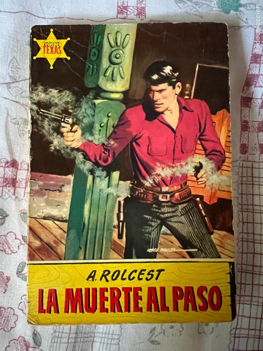 C&oacute;mics: COLECCION SALVAJE TEXAS, N&ordm; 42, LA MUERTE AL PASO, A. ROLCEST, 1&ordf; ED. 1957. E. BRUGUERA
