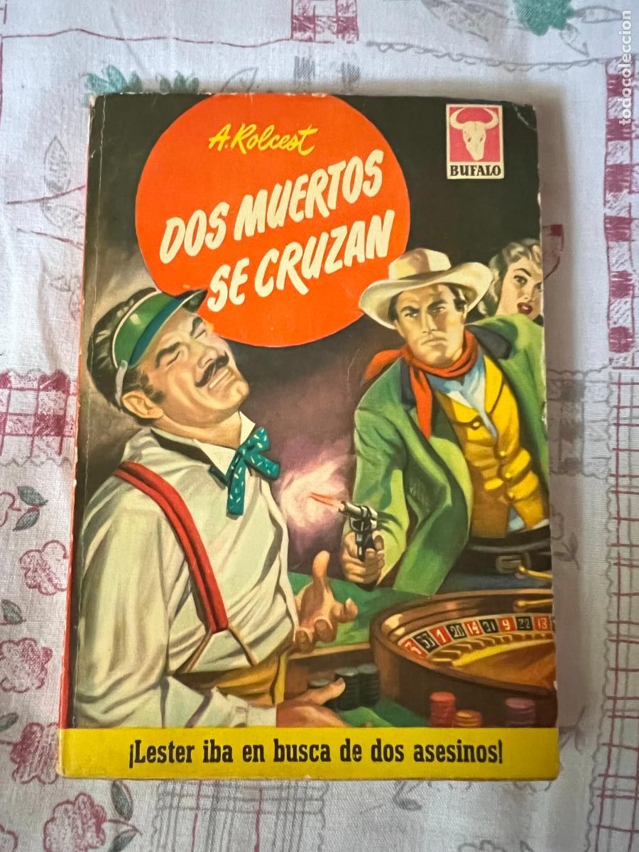 C&oacute;mics: NOVELA BUFALO, N&ordm; 177, DOS MUERTOS SE CRUZAN, A. ROLCEST, 1&ordf; ED. 1957. E. BRUGUERA