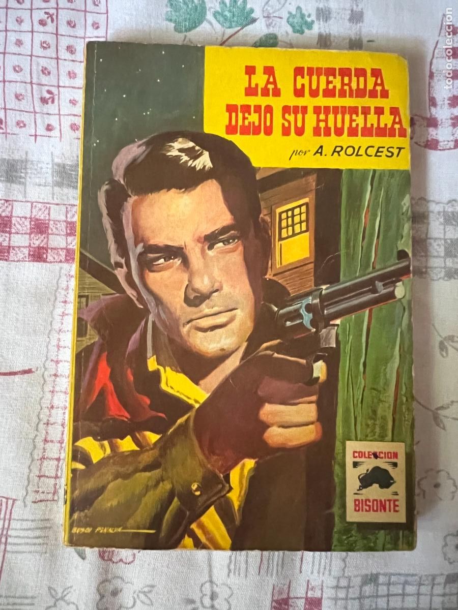 C&oacute;mics: NOVELA BISONTE, N&ordm; 434, LA CUERDA DEJO SU HUELLA, A, ROLCEST, 1&ordf; ED. 1956. E. BRUGUERA