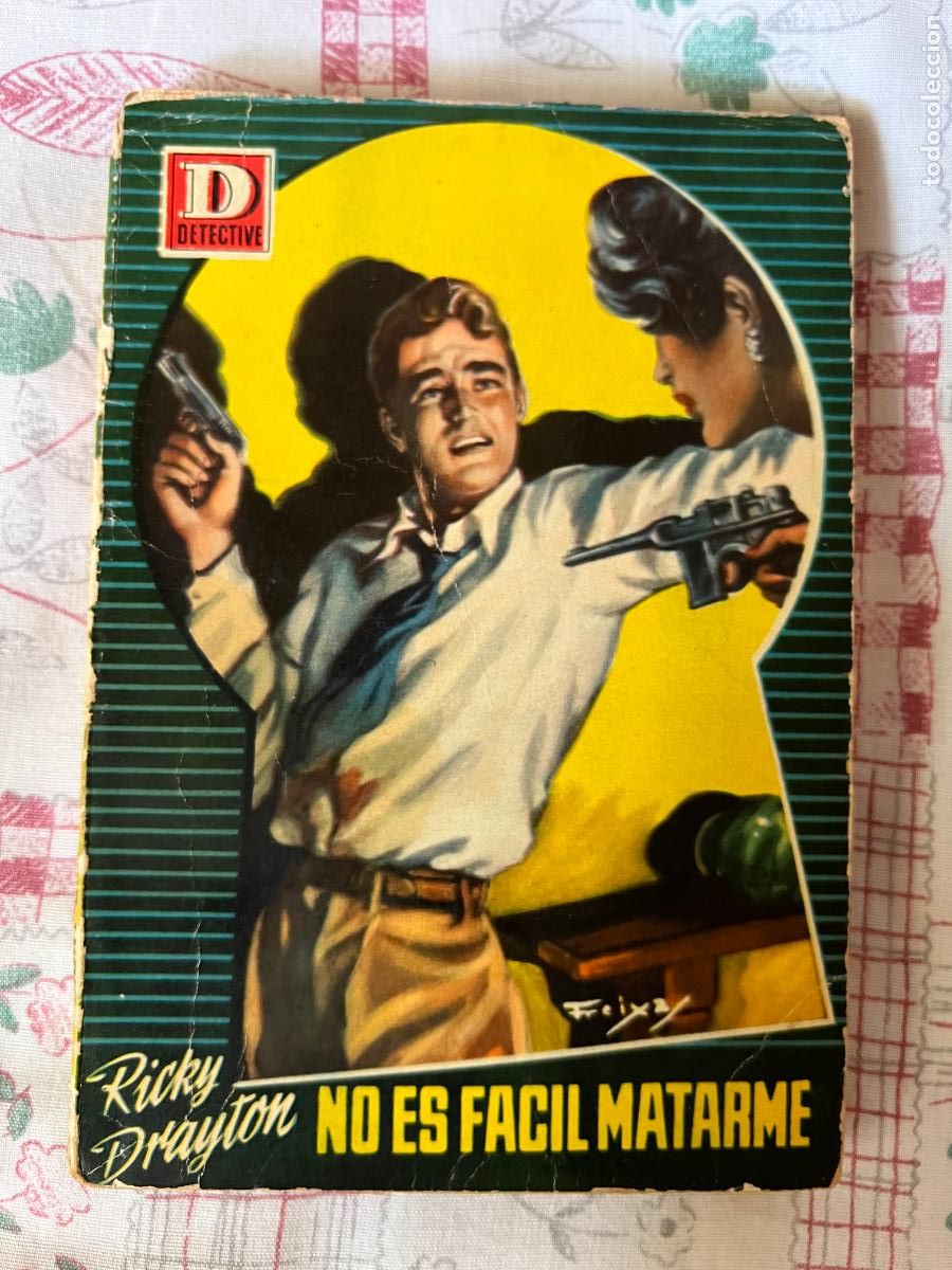 C&oacute;mics: NOVELA DETECTIVE, N&ordm; 7, NO ES FACIL MATARME, RICKY DRAYTON, 1&ordf; ED. 1952. E. BRUGUERA
