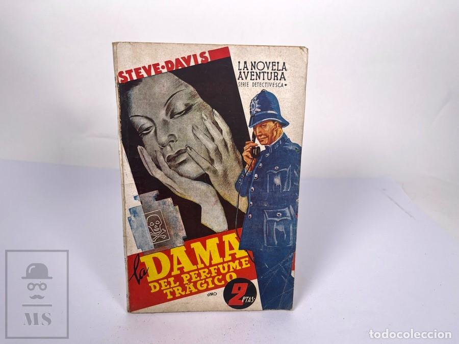 C&oacute;mics: La Novela Aventura / Serie Detectivesca - 190 La Dama del Perfume Tragico - Steve Davis - Hymsa