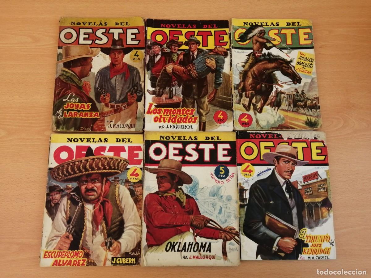 C&oacute;mics: NOVELAS DEL OESTE (LAS JOYAS DE LARANZA - OKLAHOMA - LOS MONTES OLVIDADOS - ESCUPEPLOMO ALVAREZ