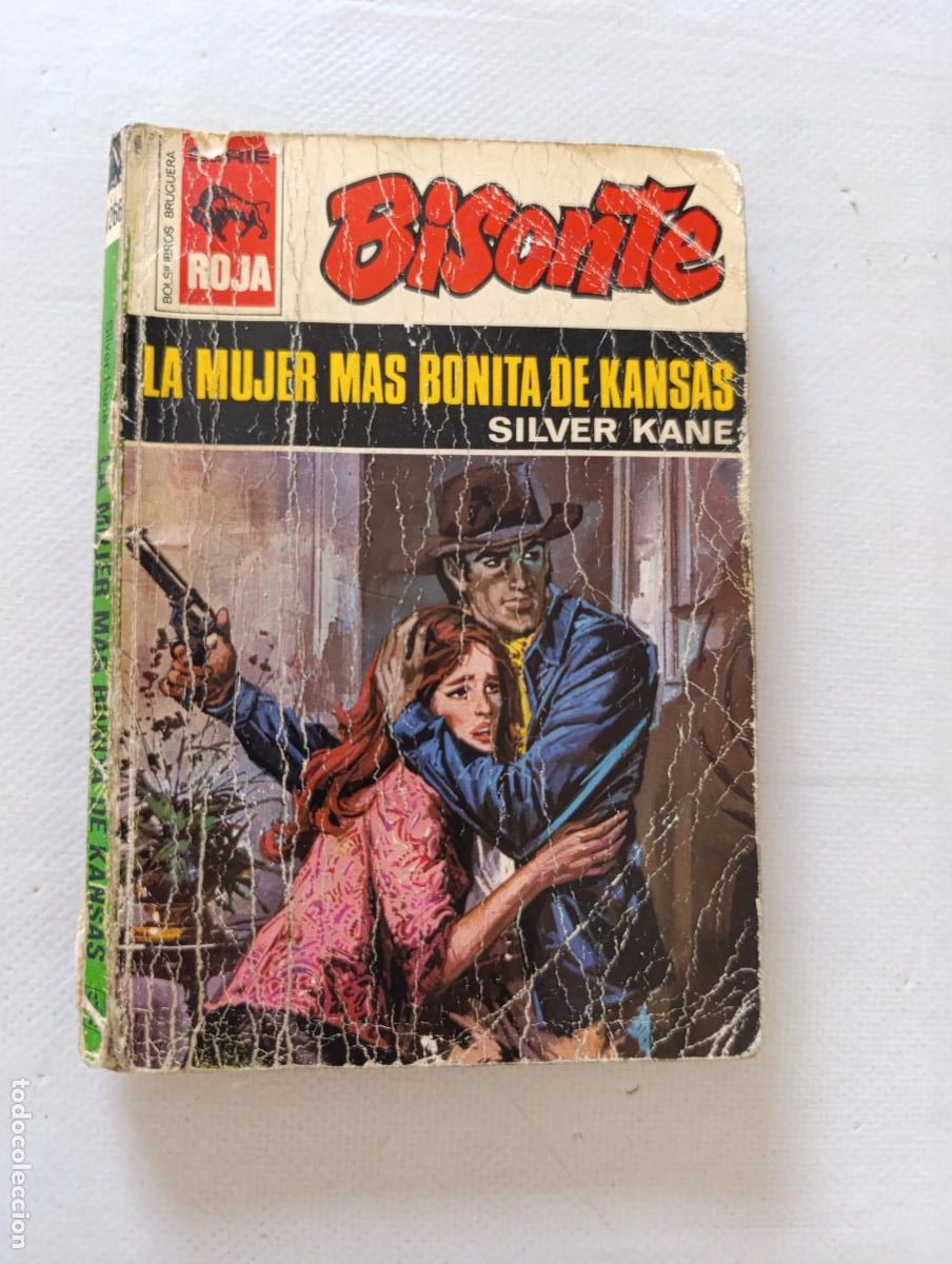 C&oacute;mics: BISONTE SERIE ROJA N&ordm; 1266 - LA MUJER MAS BONITA DE KANSAS - SILVER KANE - BOLSILIBROS BRUGUERA (321