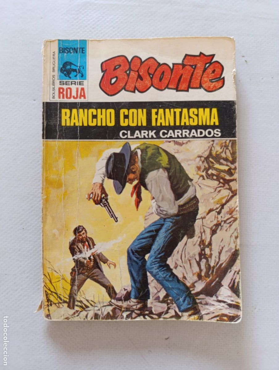 C&oacute;mics: BISONTE SERIE ROJA N&ordm; 1441 - RANCHO CON FANTASMA - CLARK CARRADOS - BOLSILIBROS BRUGUERA (321)