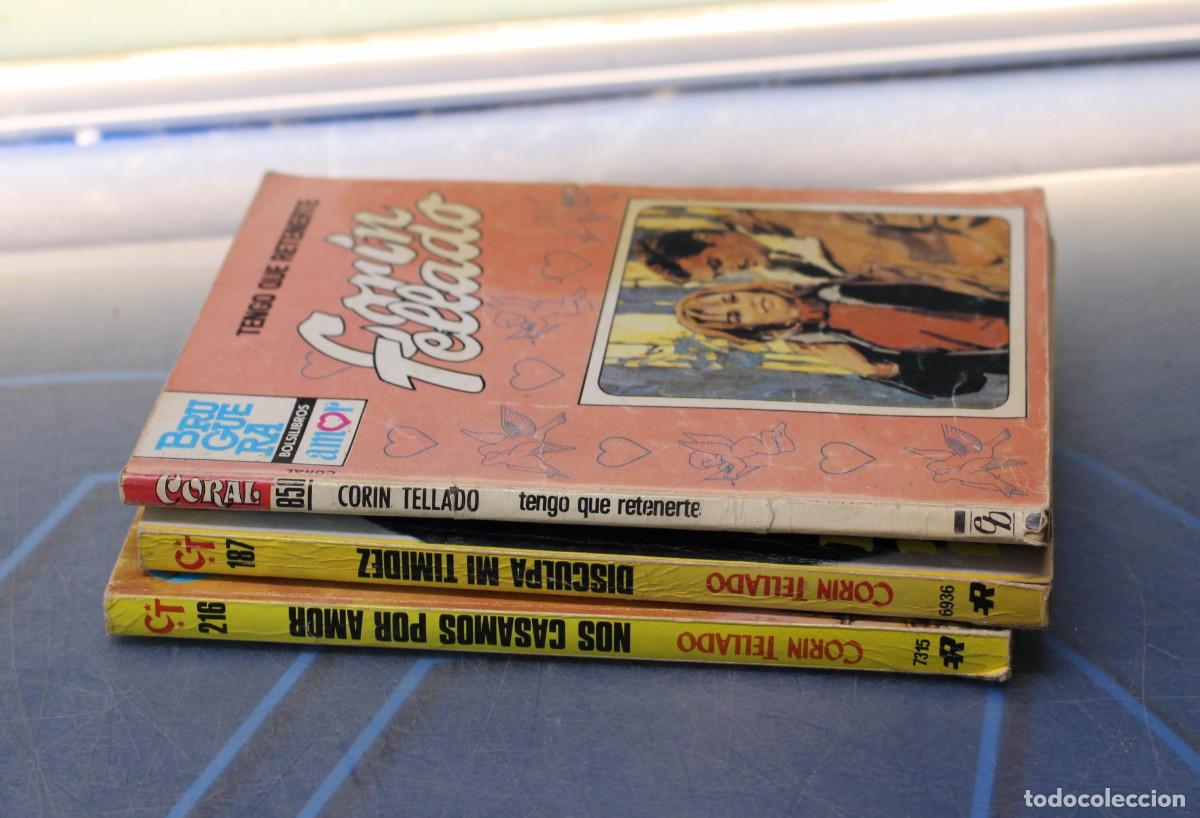 C&oacute;mics: Pulp: Corin Tellado. 3 libros Editorial Roll&aacute;n y Bruguera. - Foto 6