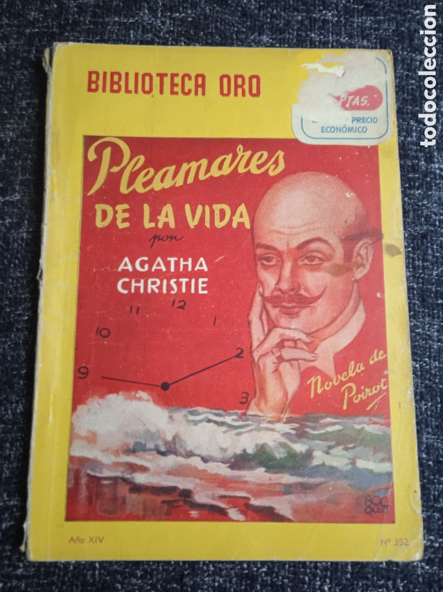C&oacute;mics: BIBLIOTECA ORO - PLEAMARES DE LA VIDA / AGATHA CHRISTIE -ED. EDITORIAL MOLINO -POLICIACO