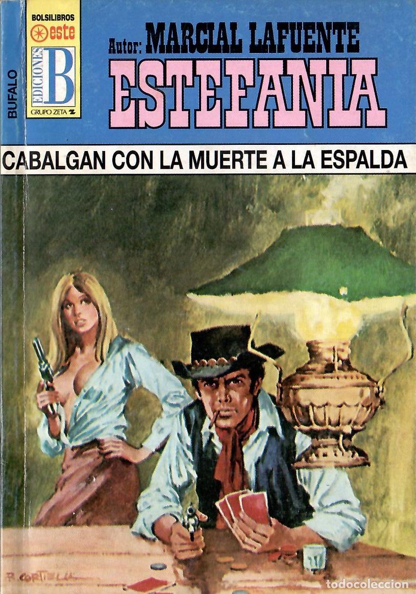 C&oacute;mics: Bolsilibros pulp, Bufalo Ediciones B, n&ordm; 1206: Cabalgan con la muerte - Marcial Lafuente Estefania