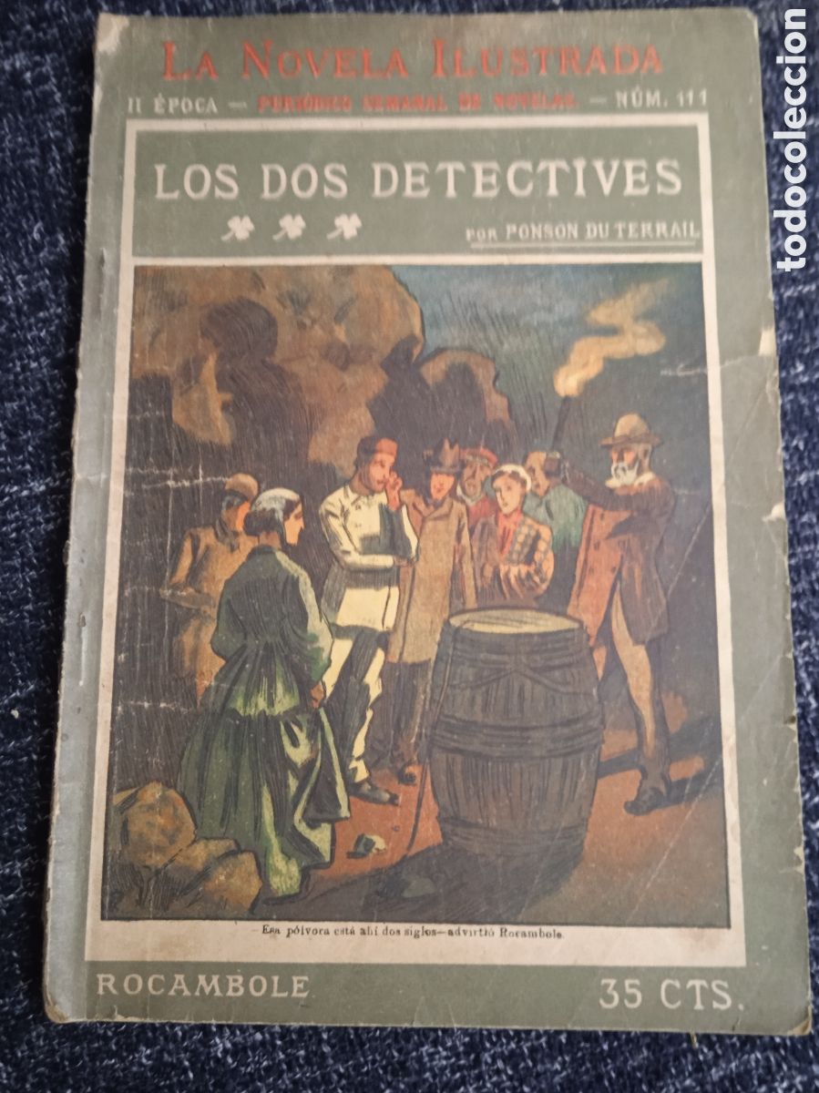 C&oacute;mics: ROCAMBOLE - LA NOVELA ILUSTRADA N&ordm; 111 LOS DOS DETECTIVES / PONSON DU TERRAIL