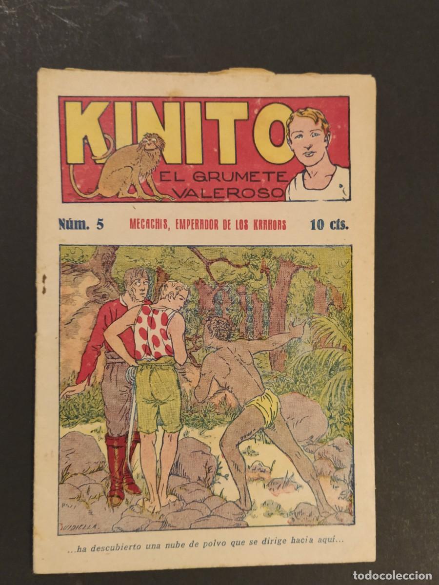 C&oacute;mics: KINITO EL GRUMETE VALEROSO - NUMERO 5 - MECACHIS EMPERADOR DE LOS KRAHORS - COMIC ANTIGUO ORIGINAL