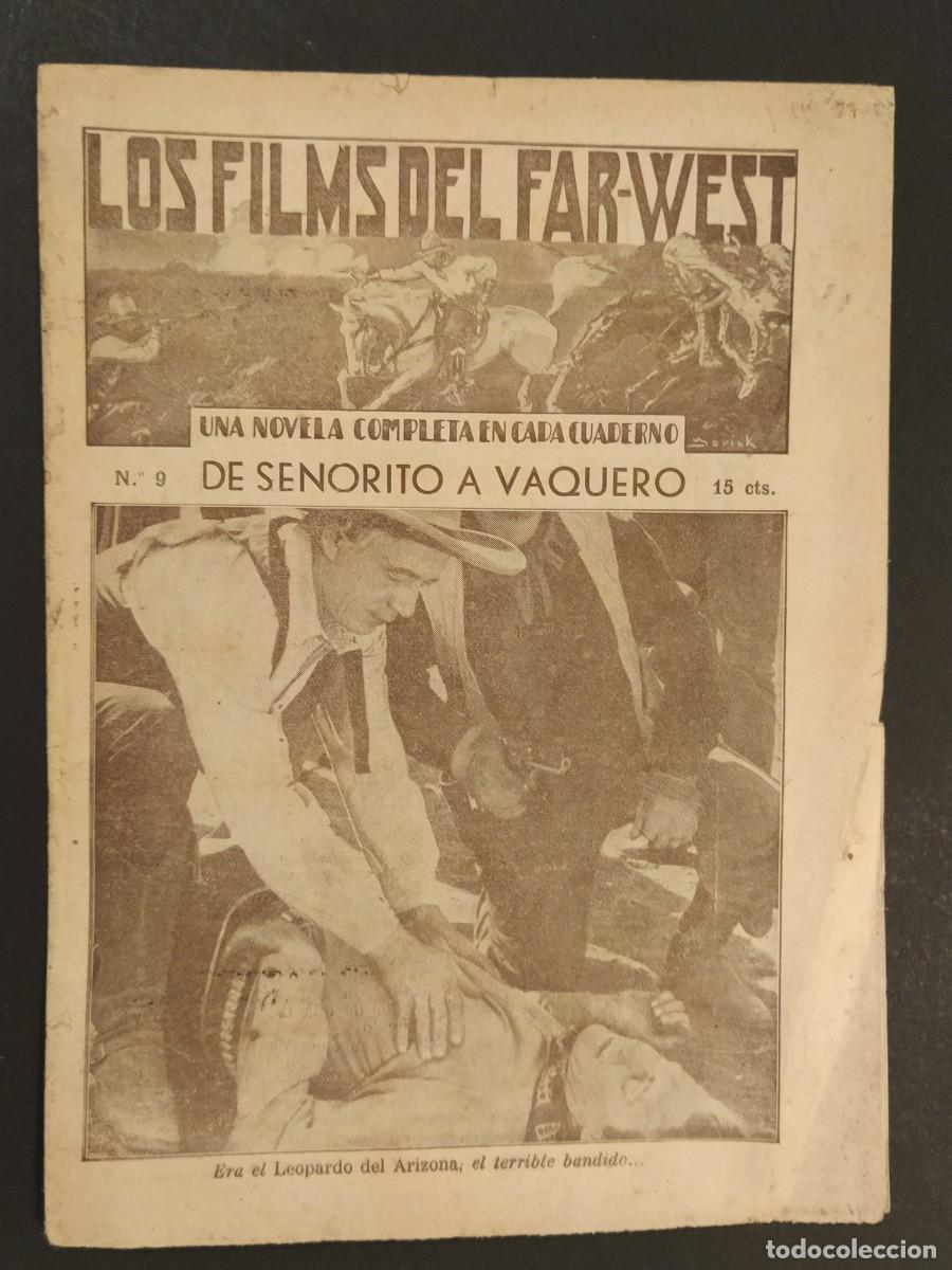 C&oacute;mics: LOS FILMS DEL FAR WEST - NUMERO 9 - DE SE&Ntilde;ORITO A VAQUERO - COMIC ANTIGUO ORIGINAL