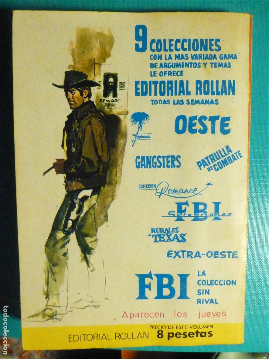C&oacute;mics: Novela Pulp Ros M Talbot - Oeste N&ordm; 174 - Yo soy la Ley - Ed. Rollan - Foto 2