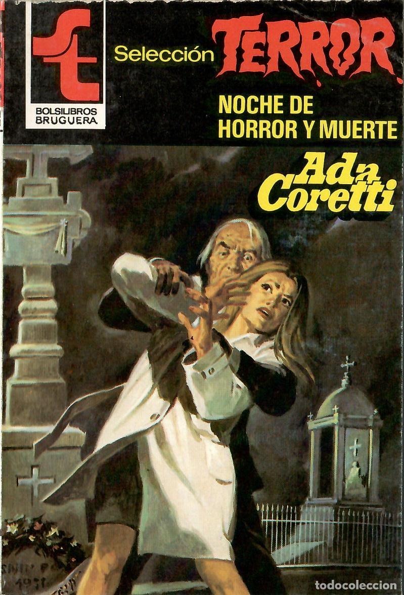 C&oacute;mics: Bolsilibros pulp, Seleccion Terror Bruguera, n&ordm; 498: Noche de horror y muerte - Ada Coretti