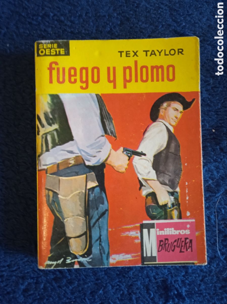 C&oacute;mics: MINI LIBROS OESTE. N&ordm; 9. FUEGO Y PLOMO. / TEX TAYLOR -ED. BRUGUERA