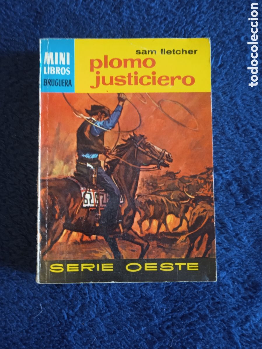 C&oacute;mics: MINI LIBROS OESTE. N&ordm; 584 PLOMO JUSTICIERO / SAM FLETCHER -ED. BRUGUERA